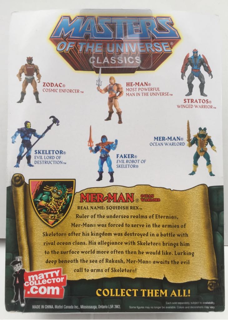 Mer-Man - Mattel (MOTU Classics) (Masters Of The Universe Classics) action figure collectible - Main Image 2