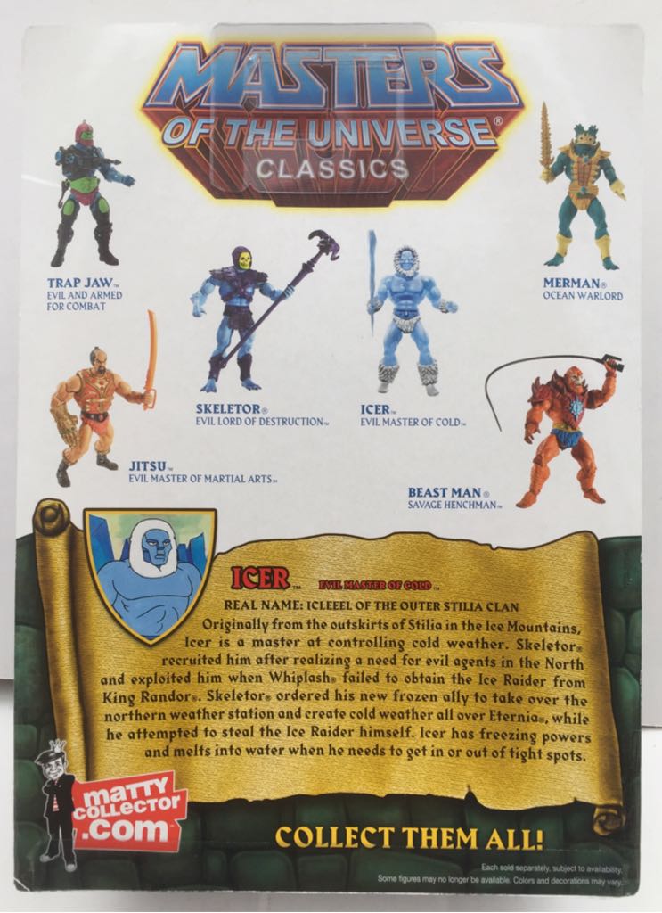 Icer - Mattel (MOTU Classics) (Masters Of The Universe Classics) action figure collectible - Main Image 2