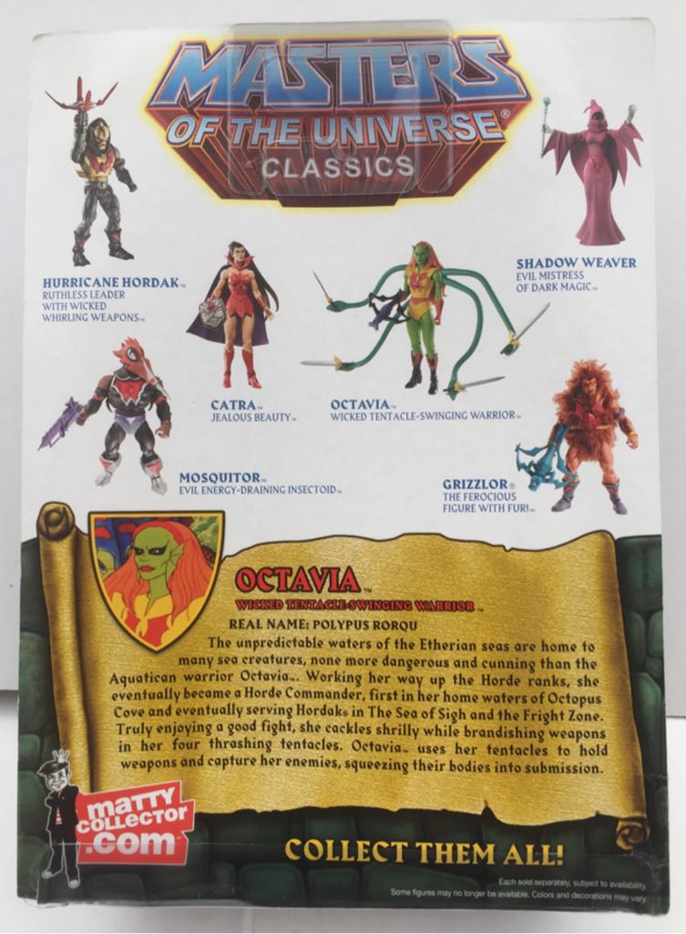 Octavia - Mattel (MOTU Classics) (Masters Of The Universe Classics) action figure collectible - Main Image 2