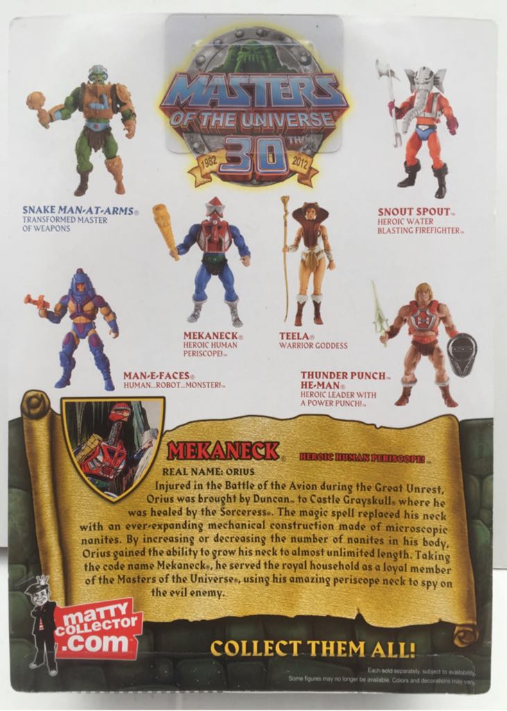 Mekaneck - Mattel (MOTU Classics) (Masters Of The Universe Classics) action figure collectible - Main Image 2