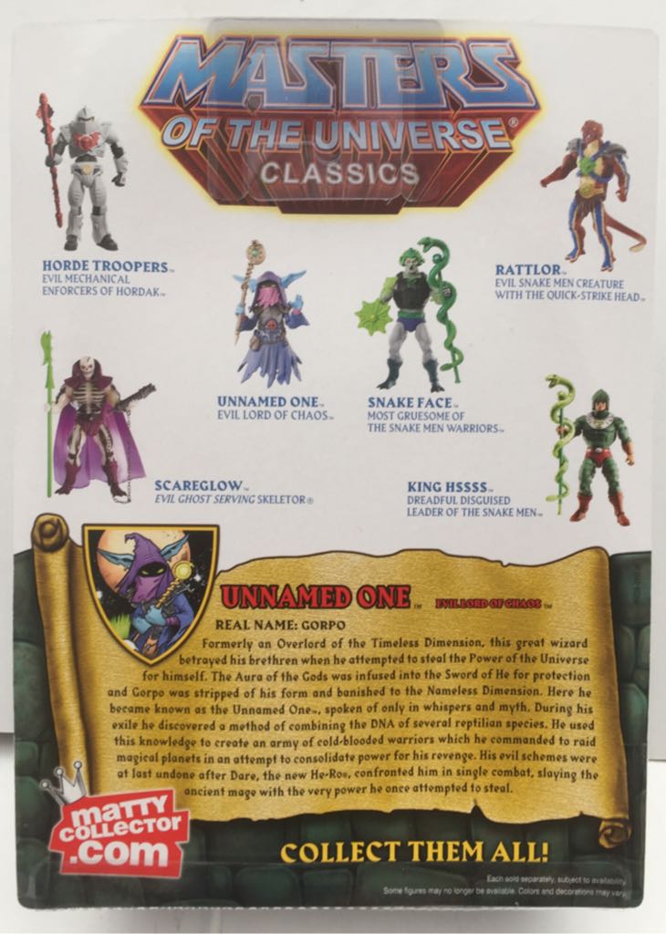 Unnamed One - Mattel (MOTU Classics) (Masters Of The Universe Classics) action figure collectible - Main Image 2