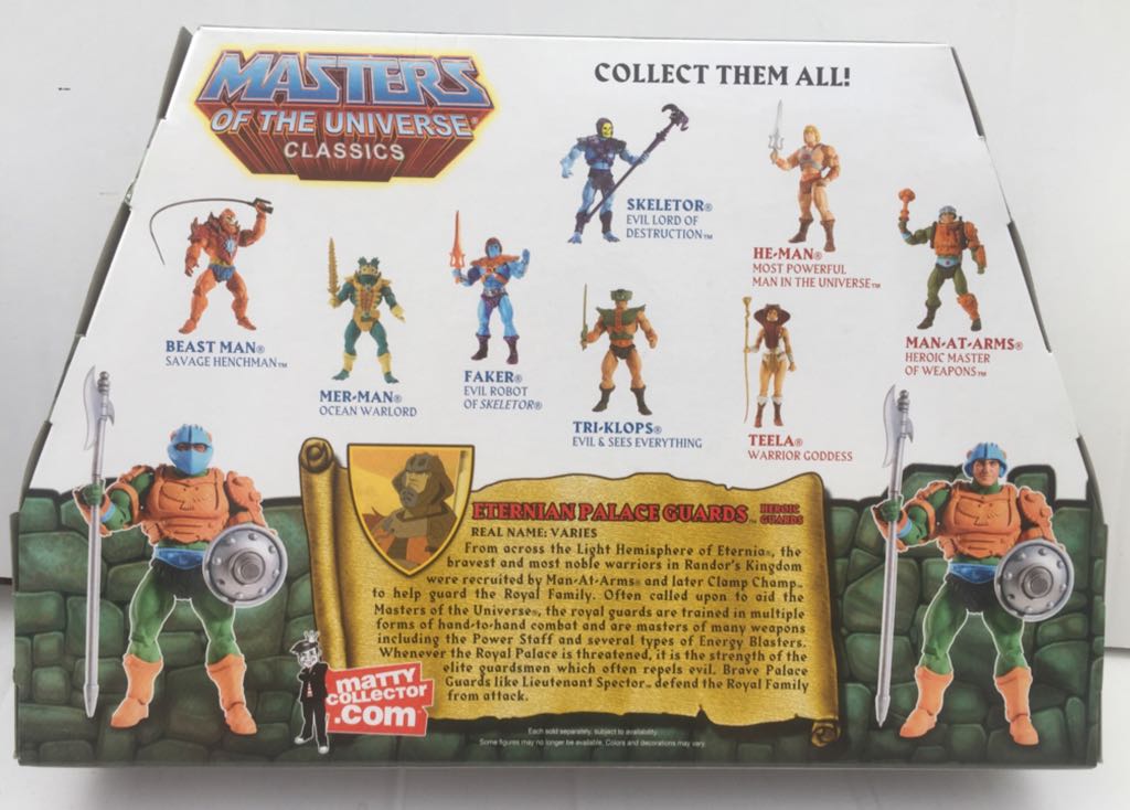 Eternian Palace Guards - Mattel (MOTU Classics) (Masters Of The Universe Classics) action figure collectible - Main Image 2
