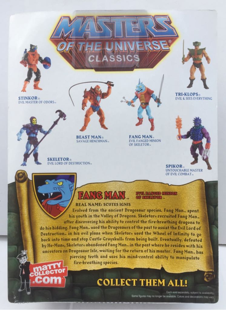 Fang Man - Mattel (MOTU Classics) (Masters Of The Universe Classics) action figure collectible - Main Image 2