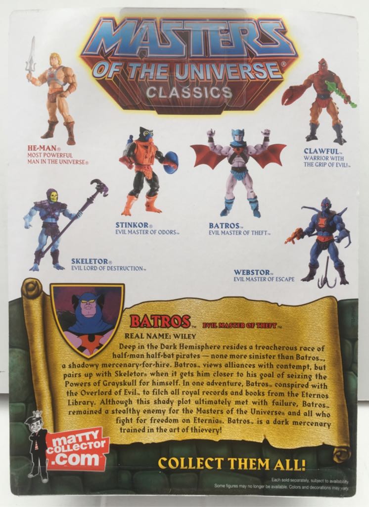 Batros - Mattel (MOTU Classics) (Masters Of The Universe Classics) action figure collectible - Main Image 2