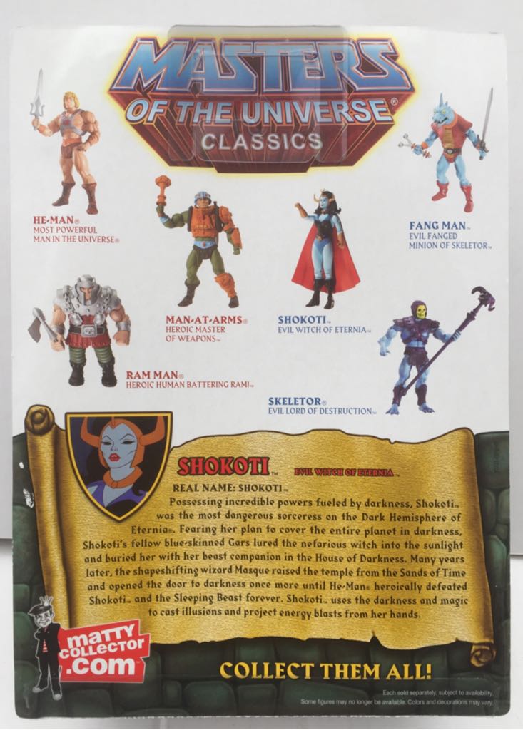 Shokoti - Mattel (MOTU Classics) (Masters Of The Universe Classics) action figure collectible - Main Image 2