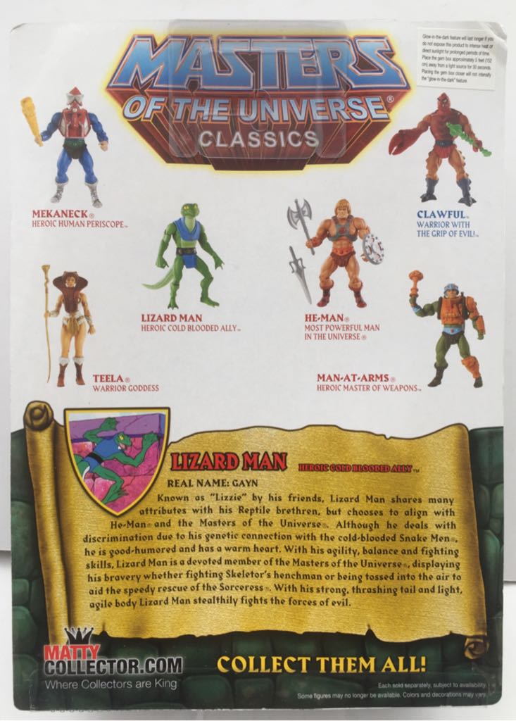 Lizard Man - Mattel (MOTU Classics) (Masters Of The Universe Classics) action figure collectible - Main Image 2