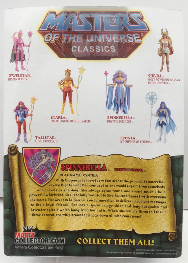 Spinnerella - Mattel (MOTU Classics) (Masters Of The Universe Classics) action figure collectible - Main Image 2
