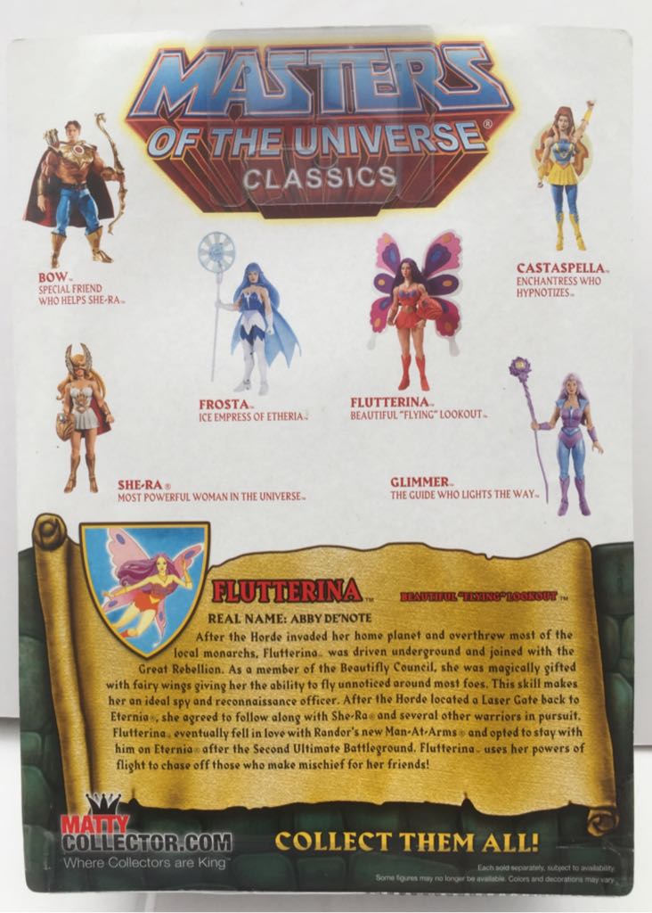 Flutterina - Mattel (MOTU Classics) (Masters Of The Universe Classics) action figure collectible - Main Image 2