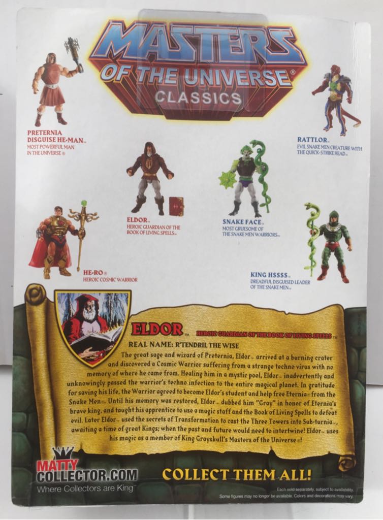 Eldor - Mattel (MOTU Classics) (Masters Of The Universe Classics) action figure collectible - Main Image 2