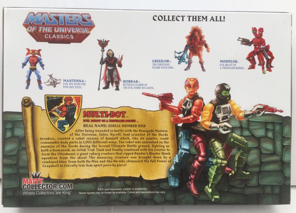 Multi-Bot - Mattel (MOTU Classics) (Masters Of The Universe Classics) action figure collectible - Main Image 2