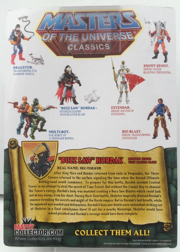 Hordak (Buzz Saw) - Mattel (MOTU Classics) (Masters Of The Universe Classics) action figure collectible - Main Image 2