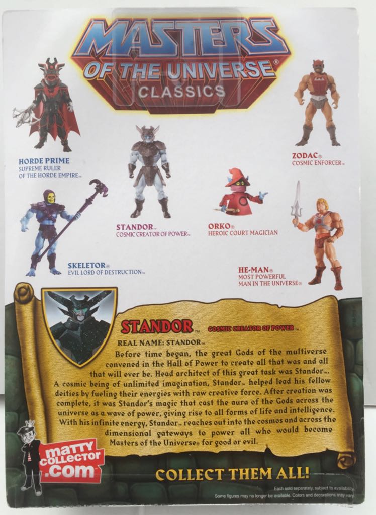 Standor - Mattel (MOTU Classics) (Masters Of The Universe Classics) action figure collectible - Main Image 2