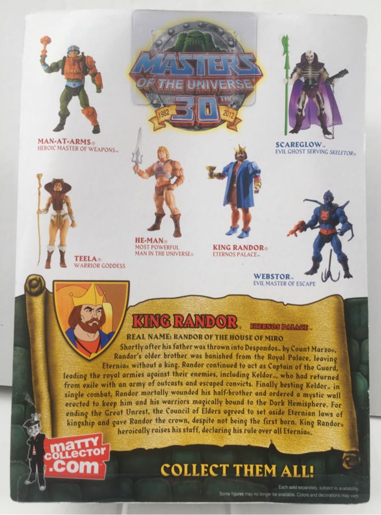 King Randor(Eternos Palace) - Mattel (MOTU Classics) (Masters Of The Universe Classics) action figure collectible - Main Image 2
