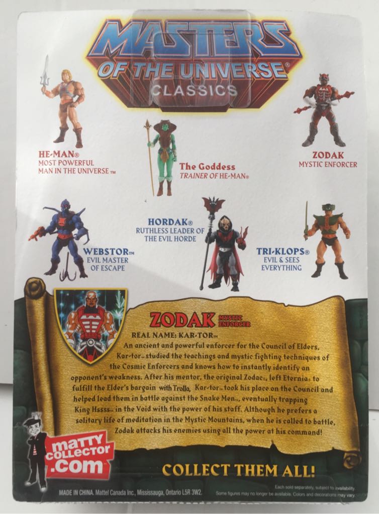 Zodak - Mattel (MOTU Classics) (Masters Of The Universe Classics) action figure collectible - Main Image 2