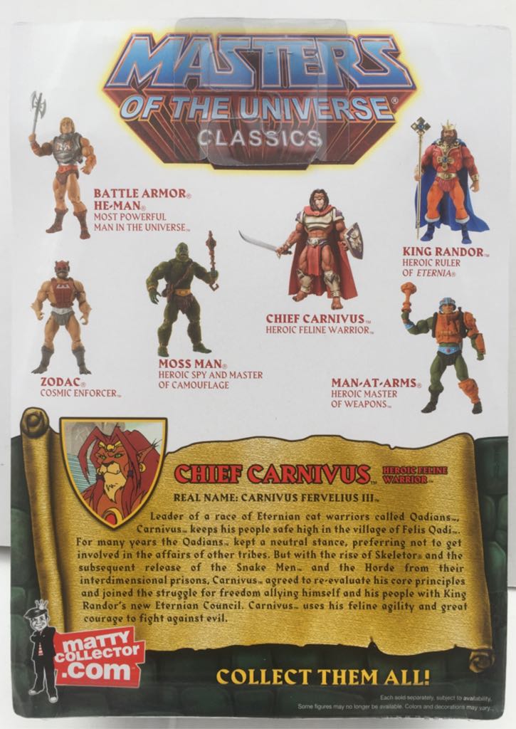 Chief Carnivus - Mattel (MOTU Classics) (Masters Of The Universe Classics) action figure collectible - Main Image 2