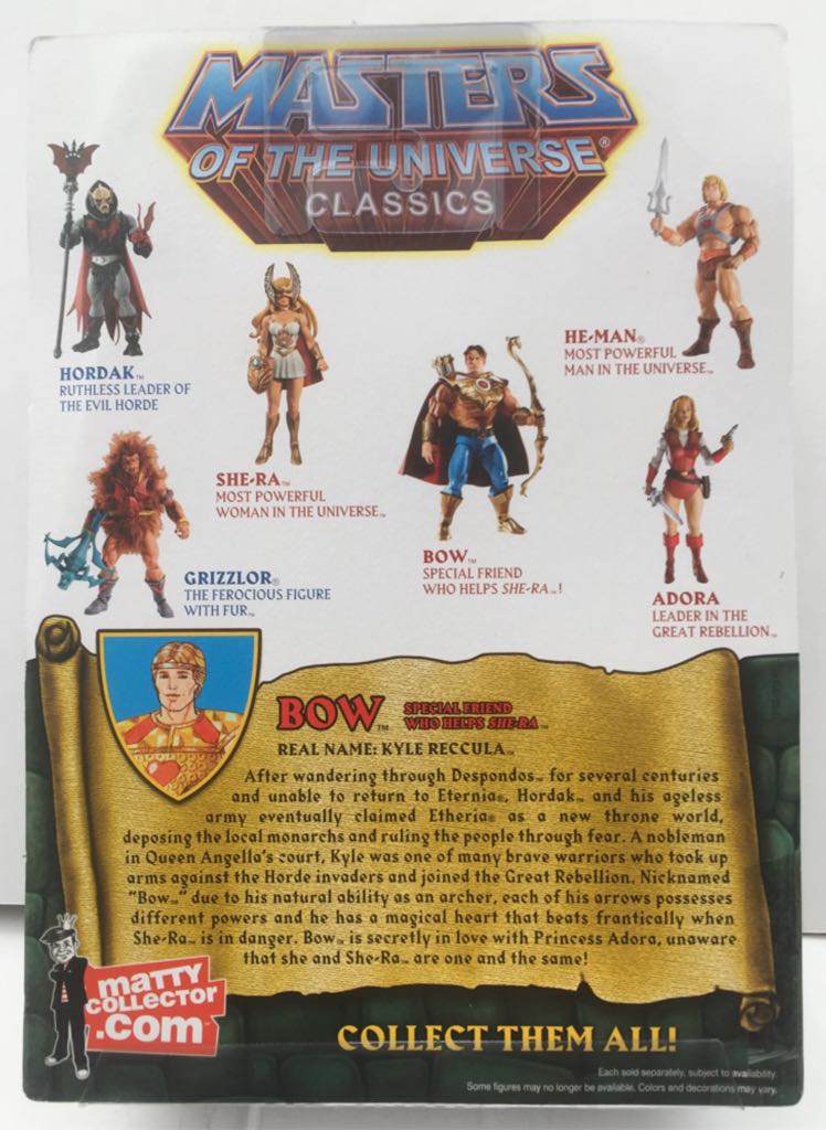 Bow - Mattel (MOTU Classics) (Masters Of The Universe Classics) action figure collectible - Main Image 2
