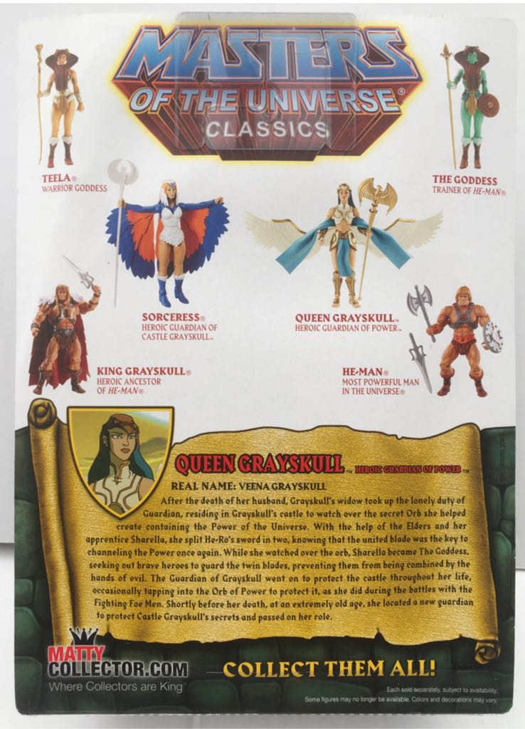 Queen Grayskull - Mattel (MOTU Classics) (Masters Of The Universe Classics) action figure collectible - Main Image 2