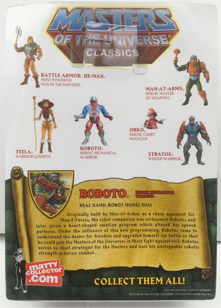 Roboto - Mattel (MOTU Classics) (Masters Of The Universe Classics) action figure collectible - Main Image 2