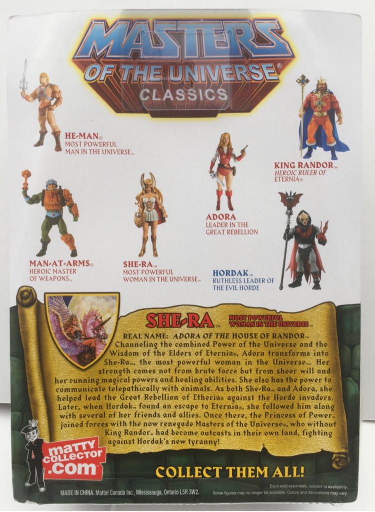 She-Ra - Mattel (MOTU Classics) (Masters Of The Universe Classics) action figure collectible - Main Image 2