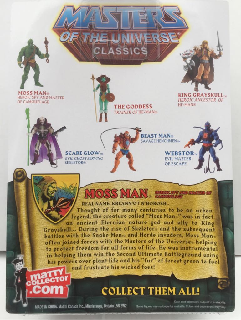 Moss Man - Mattel (MOTU Classics) (Masters Of The Universe Classics) action figure collectible - Main Image 2