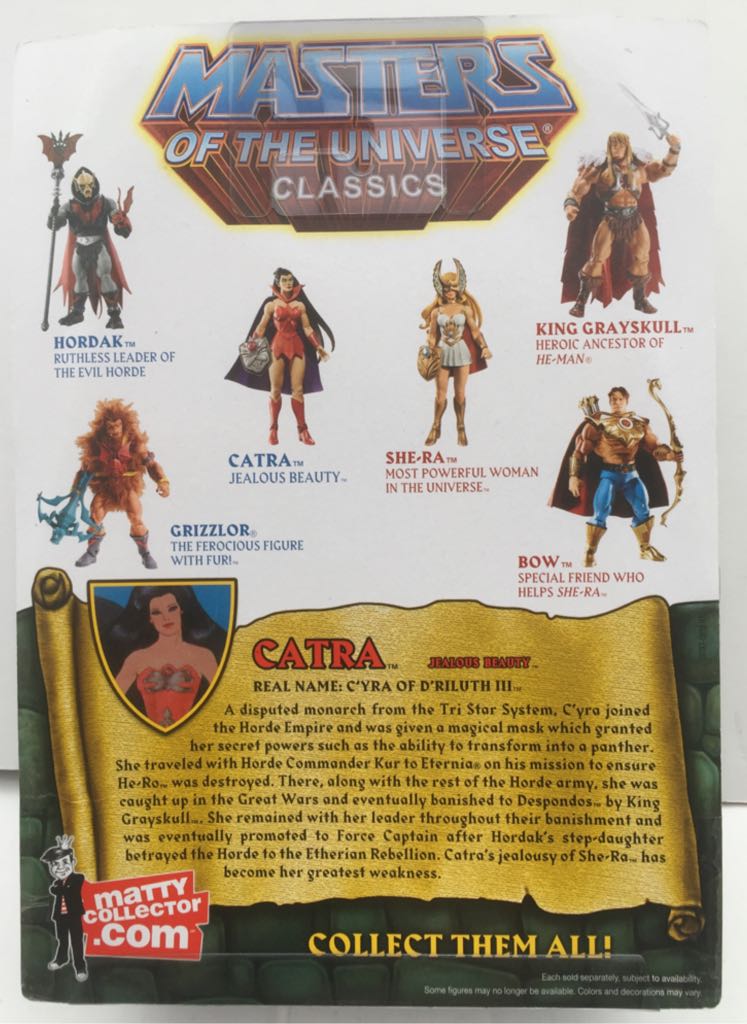 Catra - Mattel (MOTU Classics) (Masters Of The Universe Classics) action figure collectible - Main Image 2