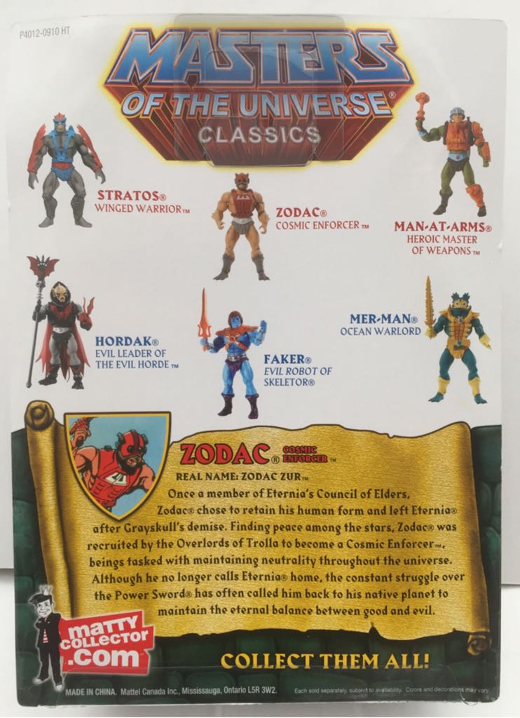 Zodac (2008) - Mattel (MOTU Classics) (Masters Of The Universe Classics) action figure collectible - Main Image 2