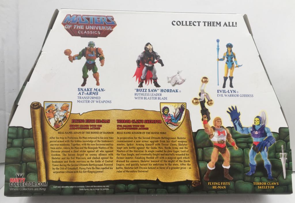 Terror Claws Skeletor & Flying Fists He-Man - Mattel (MOTU Classics) (Masters Of The Universe Classics) action figure collectible - Main Image 2