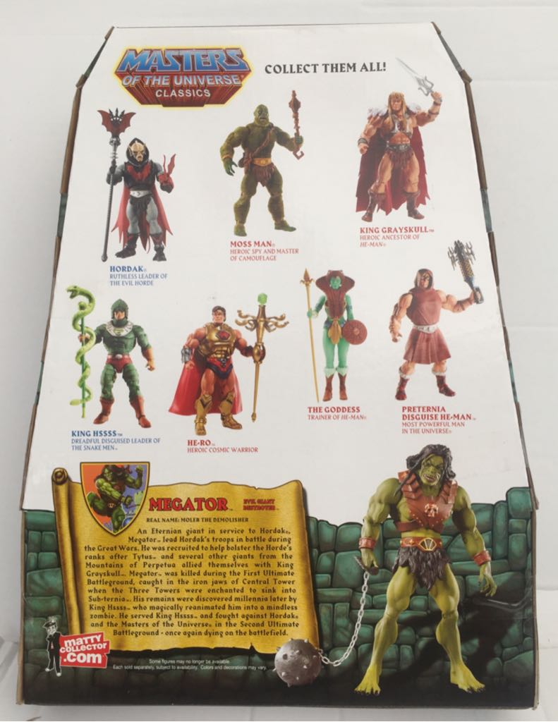 Megator - Mattel (MOTU Classics) (Masters Of The Universe Classics) action figure collectible - Main Image 2
