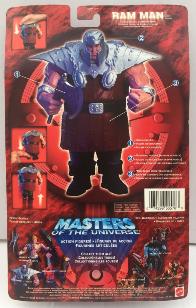 Ram Man - Mattel (Masters Of The Universe 200X) (Masters Of The Universe 200x) action figure collectible - Main Image 2