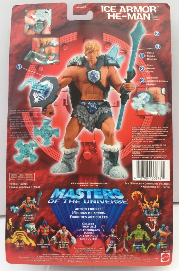 He-Man (Ice Armor) - Mattel (Masters Of The Universe 200X) (Masters Of The Universe 200x) action figure collectible - Main Image 2