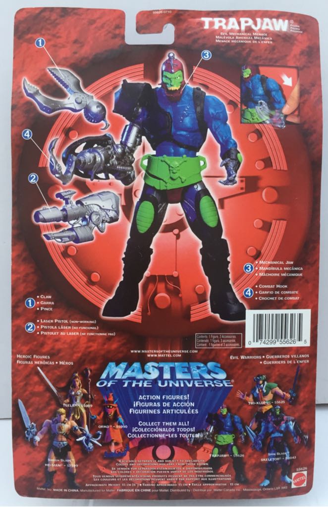 Trapjaw - Mattel (Masters Of The Universe 200X) (Masters Of The Universe 200x) action figure collectible - Main Image 2
