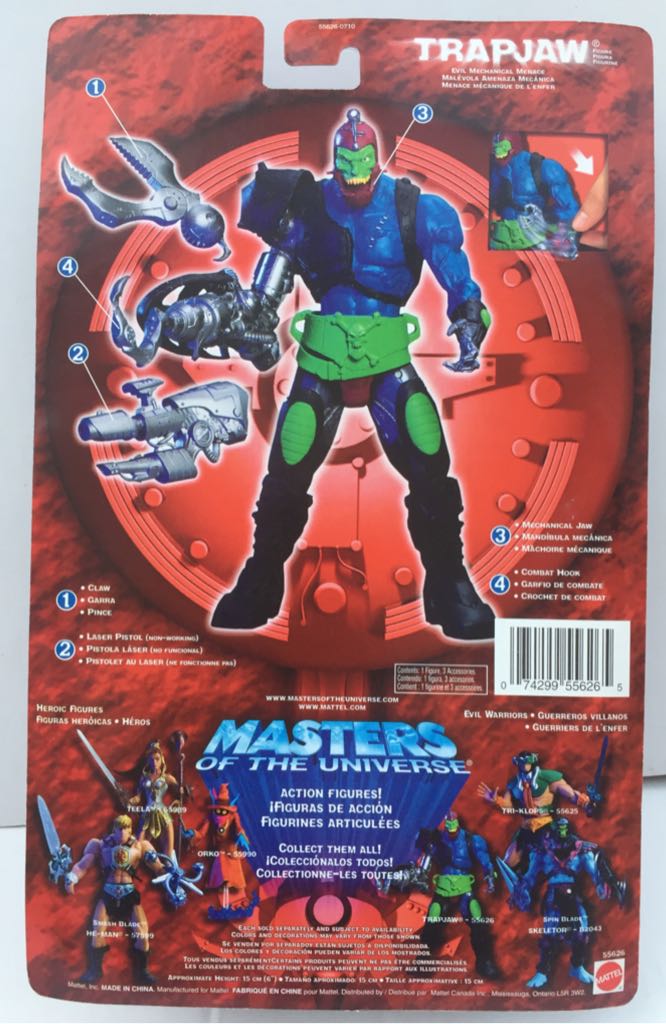 Trapjaw (Green Body) - Mattel (Masters Of The Universe 200X) (Masters Of The Universe 200x) action figure collectible - Main Image 2