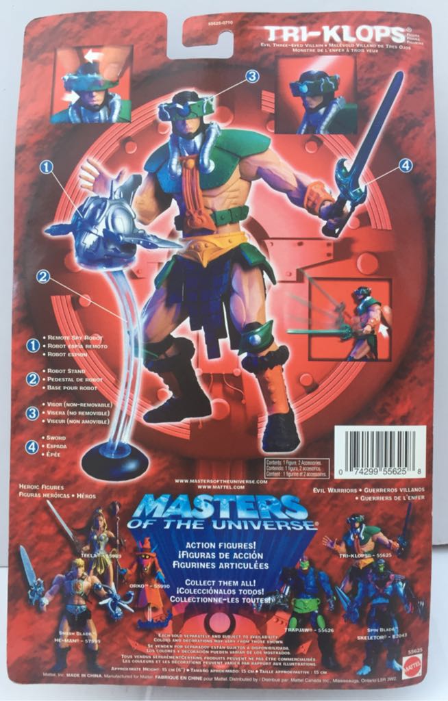Tri Klops - Mattel (Masters Of The Universe 200X) (Masters Of The Universe 200x) action figure collectible - Main Image 2