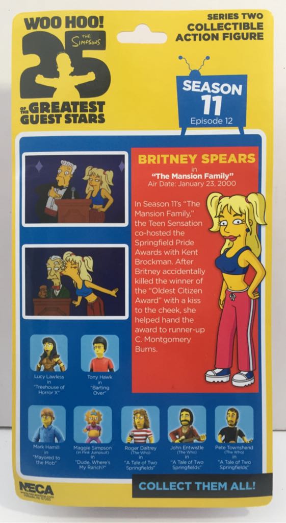 Britney Spears - Neca (The Simpsons Greatest Guest Stars) (The Simpsons) action figure collectible - Main Image 2