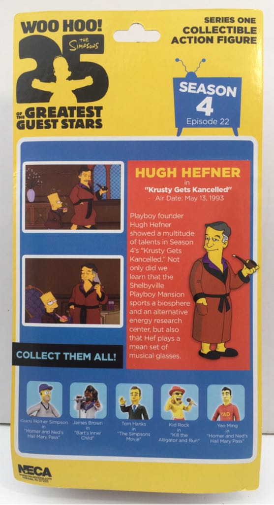 Hugh Hefner - Neca (The Simpsons Greatest Guest Stars) (The Simpsons) action figure collectible - Main Image 2