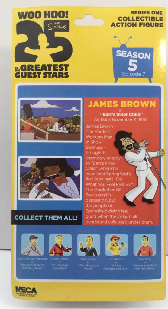 James Brown - Neca (The Simpsons Greatest Guest Stars) (The Simpsons) action figure collectible - Main Image 2
