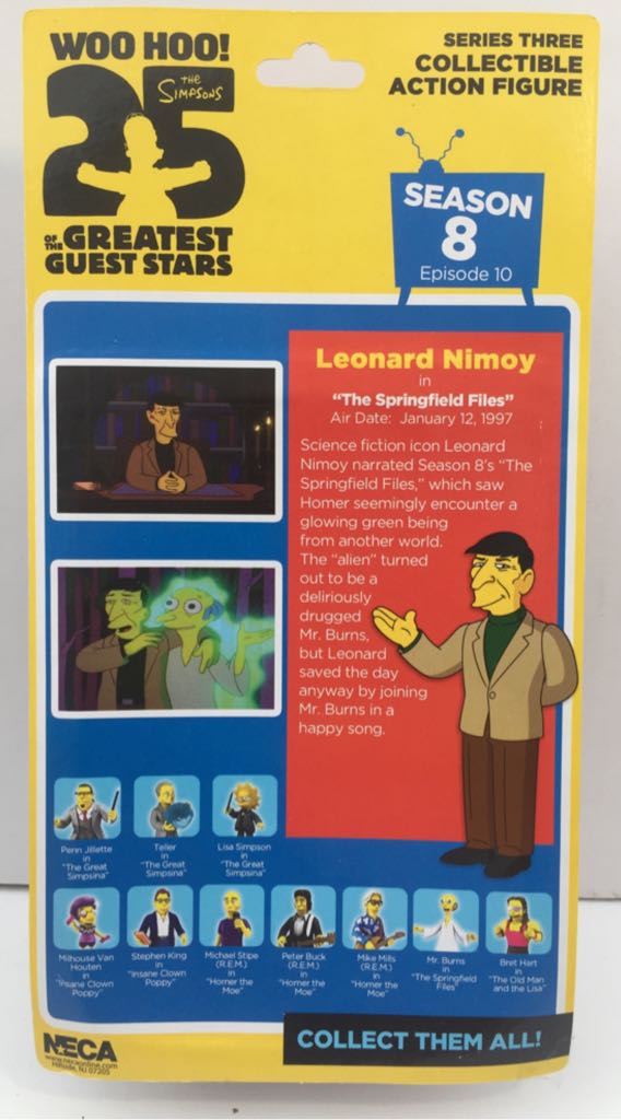 Leonard Nimoy - Neca (The Simpsons Greatest Guest Stars) (The Simpsons) action figure collectible - Main Image 2