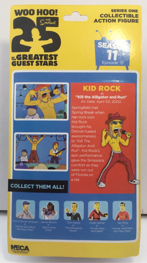 Kid Rock - Neca (The Simpsons Greatest Guest Stars) (The Simpsons) action figure collectible - Main Image 2