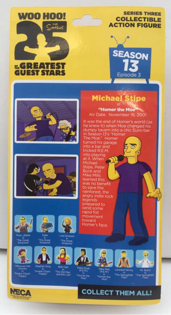 Michael Stipe (R.E.M) - Neca (The Simpsons Greatest Guest Stars) (The Simpsons) action figure collectible - Main Image 2