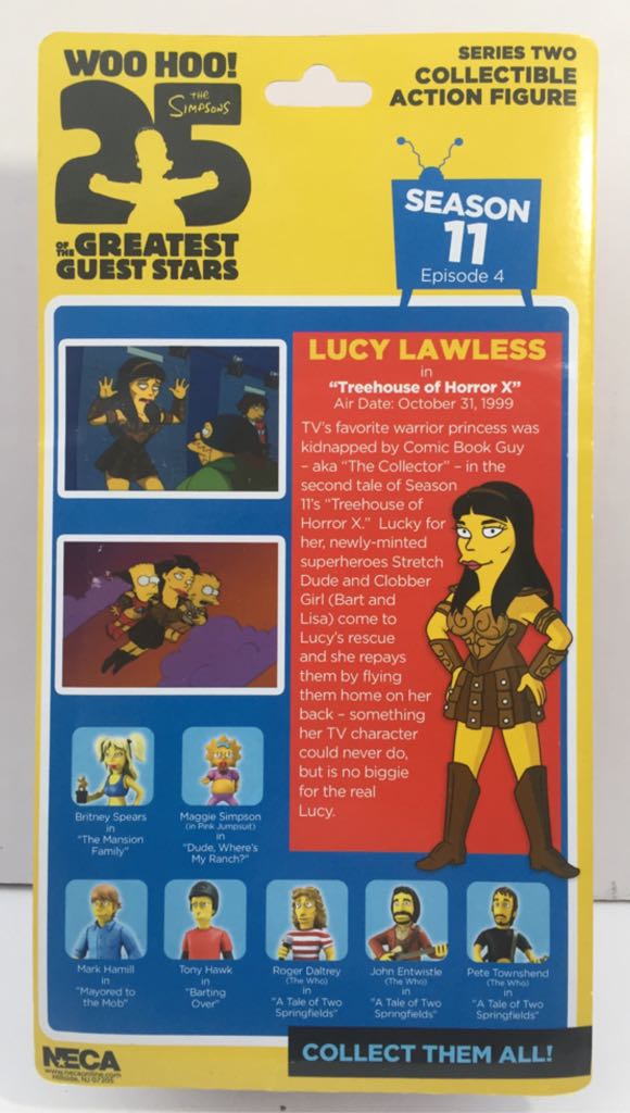 Lucy Lawless - Neca (The Simpsons Greatest Guest Stars) (The Simpsons) action figure collectible - Main Image 2
