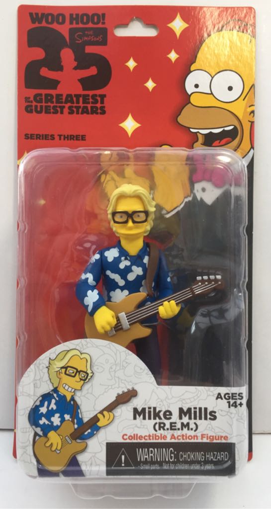 Mike Mills (R.E.M) - Neca (The Simpsons Greatest Guest Stars) (The Simpsons) action figure collectible - Main Image 1