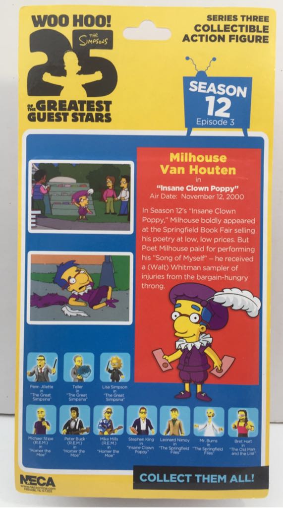 Milhouse Van Houten - Neca (The Simpsons Greatest Guest Stars) (The Simpsons) action figure collectible - Main Image 2