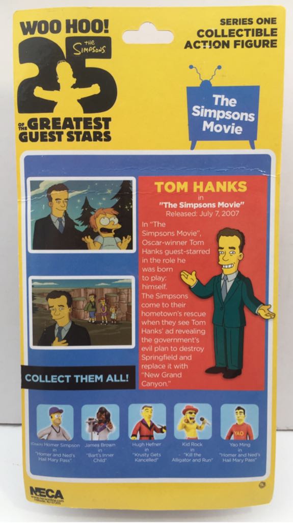 Tom Hanks - Neca (The Simpsons Greatest Guest Stars) (The Simpsons) action figure collectible - Main Image 2
