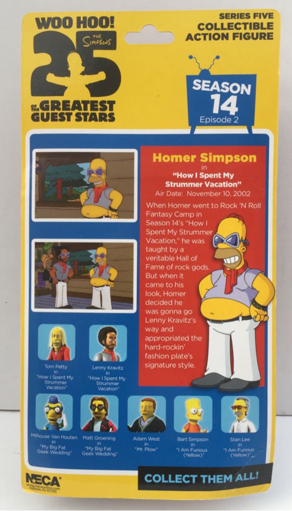Homer Simpson - Neca (The Simpsons Greatest Guest Stars) (The Simpsons) action figure collectible - Main Image 2