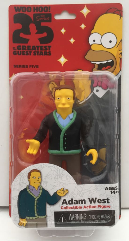 Adam West - Neca (The Simpsons Greatest Guest Stars) (The Simpsons) action figure collectible - Main Image 1