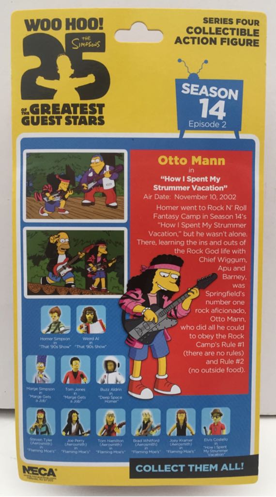 Otto Mann - Neca (The Simpsons Greatest Guest Stars) (The Simpsons) action figure collectible - Main Image 2
