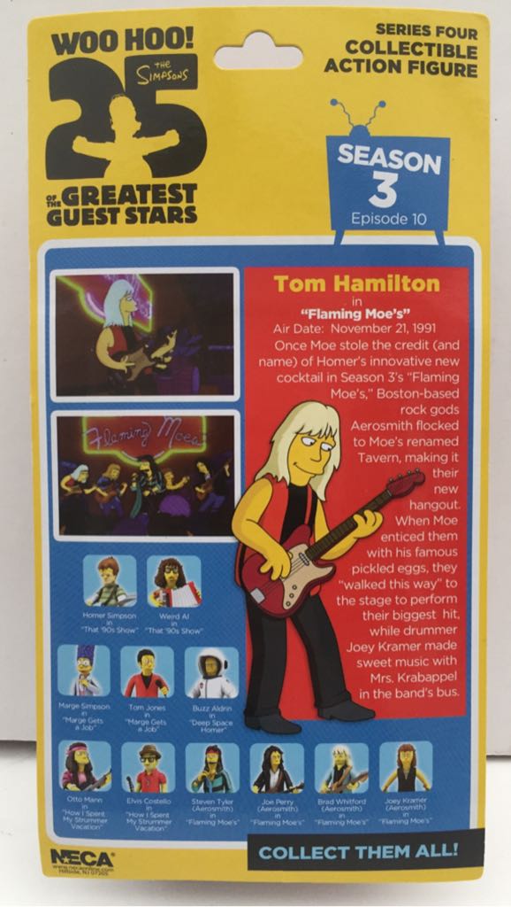 Tom Hamilton (Aerosmith) - Neca (The Simpsons Greatest Guest Stars) (The Simpsons) action figure collectible - Main Image 2