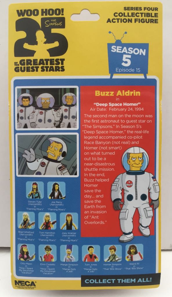 Buzz Aldrin - Neca (The Simpsons Greatest Guest Stars) (The Simpsons) action figure collectible - Main Image 2