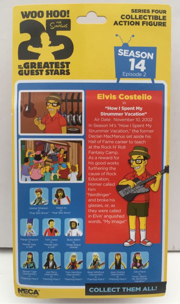 Elivis Costello - Neca (The Simpsons Greatest Guest Stars) (The Simpsons) action figure collectible - Main Image 2