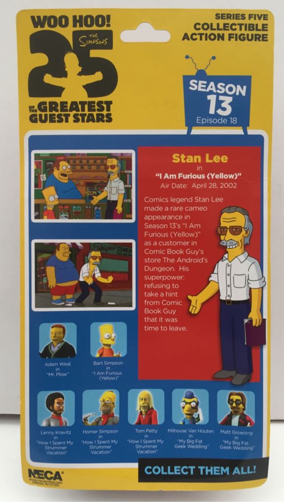 Stan Lee - Neca (The Simpsons Greatest Guest Stars) (The Simpsons) action figure collectible - Main Image 2